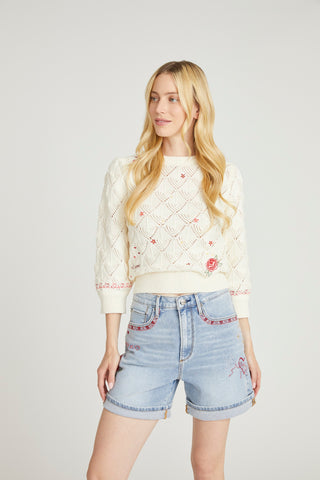 Pointelle Sweater - Love Letters
