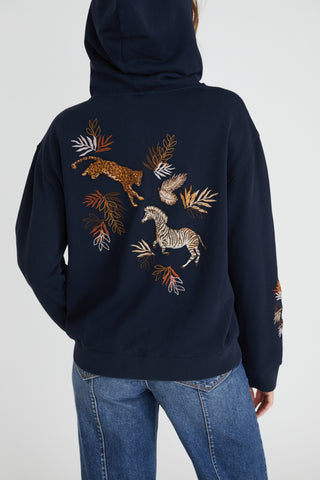 Flora & Fauna Zip up Hoodie