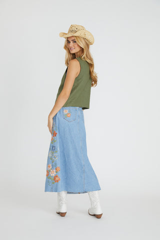 Joanna Skirt - Pressed Flowers