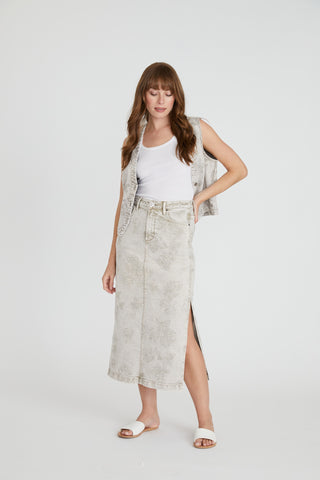 Svetlana Skirt - Porcelain Etched