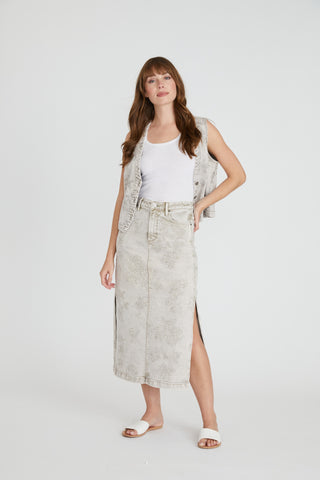 Svetlana Skirt - Porcelain Etched