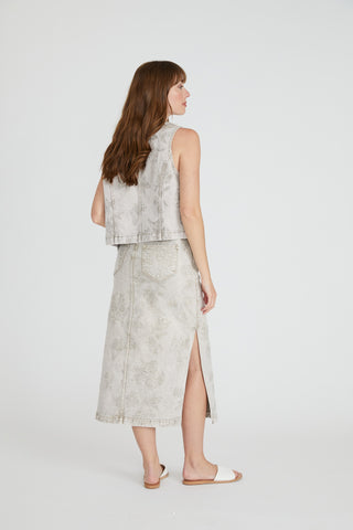 Svetlana Skirt - Porcelain Etched