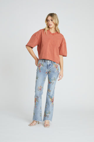 Eva Boot Cut - Sorbet Bouquet