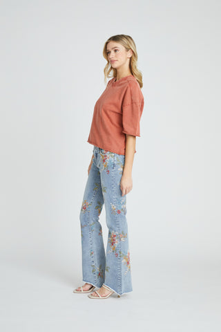 Eva Boot Cut - Sorbet Bouquet