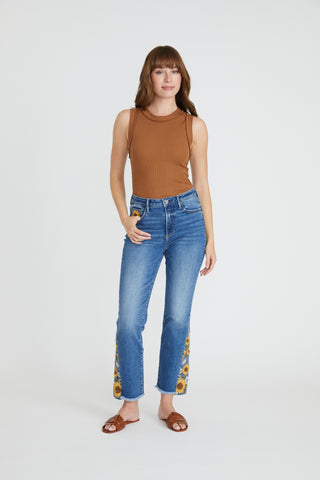 Clara Ankle Flare - Sunflower