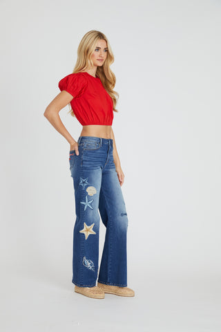 Charlee Wide Leg - Seaside Social