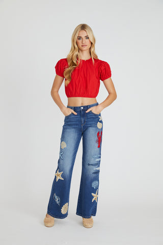 Charlee Wide Leg - Seaside Social