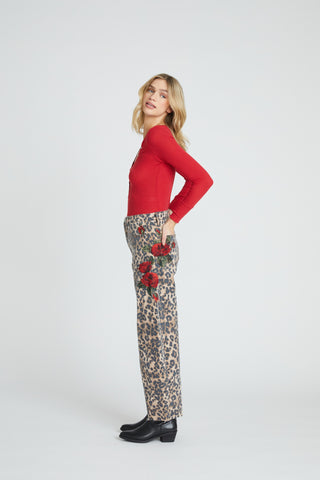 Parker Wide Leg - Wild Rose