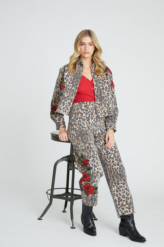 Parker Wide Leg - Wild Rose