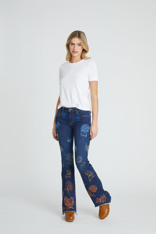 Eva Boot Cut - Ombre Etched