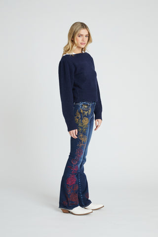 Wyatt Boot Cut - Ombre Etched