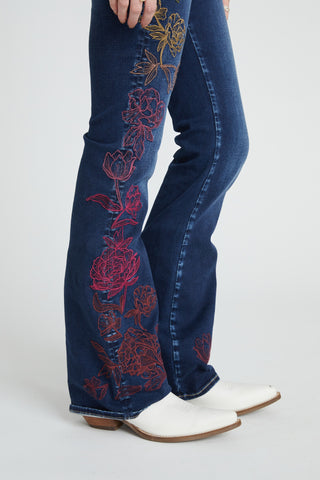 Wyatt Boot Cut - Ombre Etched