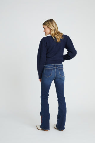 Wyatt Boot Cut - Ombre Etched