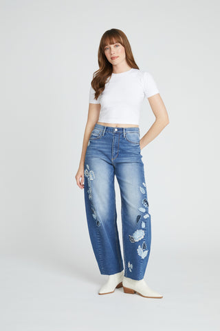 Parker Wide Leg - Floral Foliage