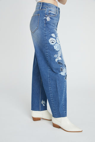 Parker Wide Leg - Floral Foliage