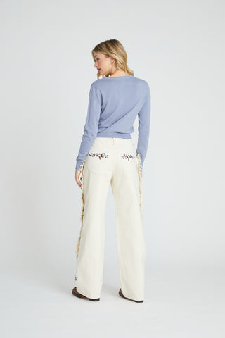 Frankie Wide Leg - Playful Paisley