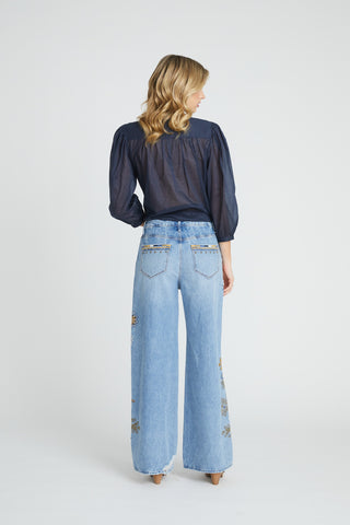 Marlena Wide Leg - Copper Magnolia