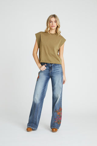Pia Pintuck Wide Leg - Oshibana