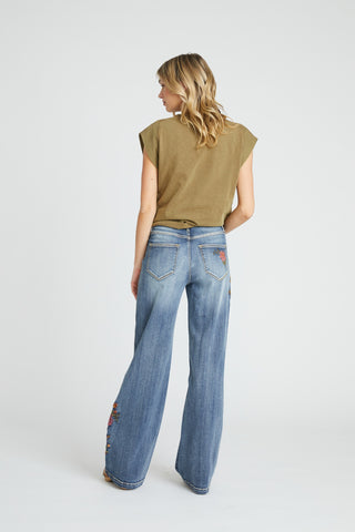 Pia Pintuck Wide Leg - Oshibana