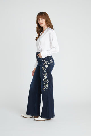 Penelope Wide Leg - Gilded Garden