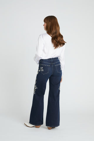 Penelope Wide Leg - Gilded Garden