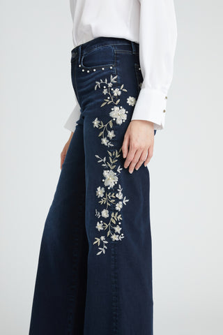 Penelope Wide Leg - Gilded Garden