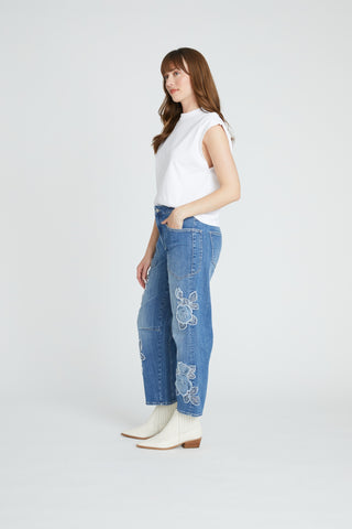 Barbara Barrel - Rose Patchwork