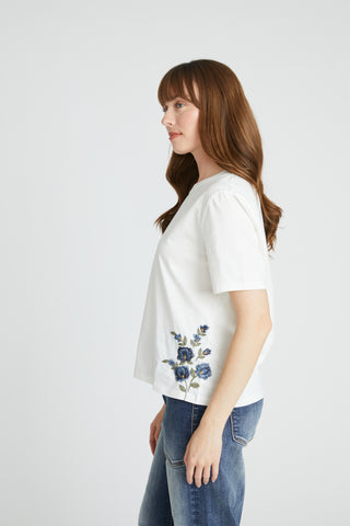 Tshirt - Blue Bouquet
