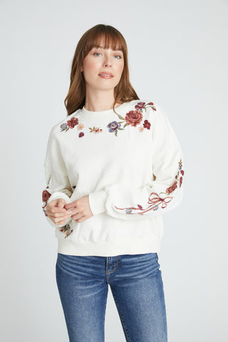 Teddy Sweatshirt - Bows & Roses