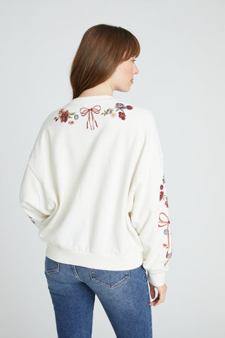 Teddy Sweatshirt - Bows & Roses