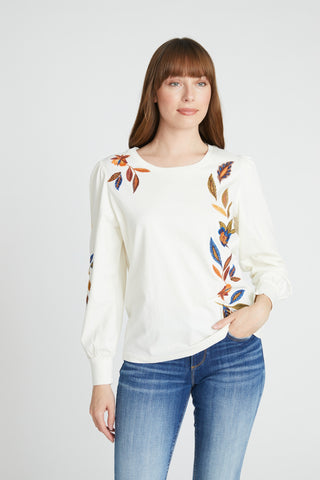 Clare Shirt - Feathery Leaf