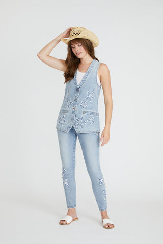 Denim Vest - Denim on Denim