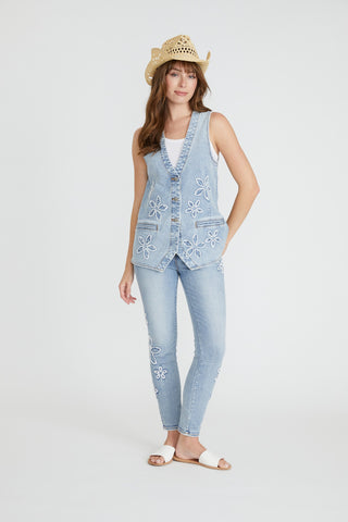 Denim Vest - Denim on Denim