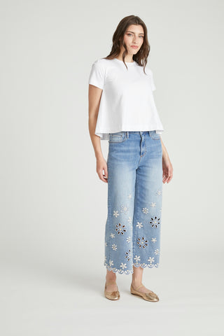 Martha Crop - Doily Daisy
