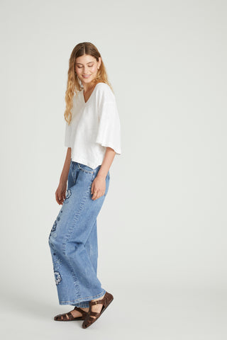 Eloise Wide Leg - Aqualina