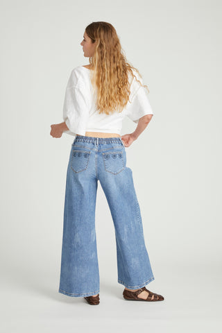 Eloise Wide Leg - Aqualina