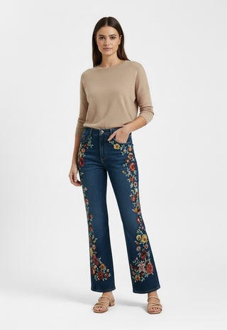 Penelope Wide Leg - Fresh Florals