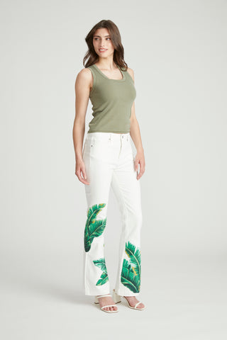 Wyatt Boot Cut - Paradise Palms