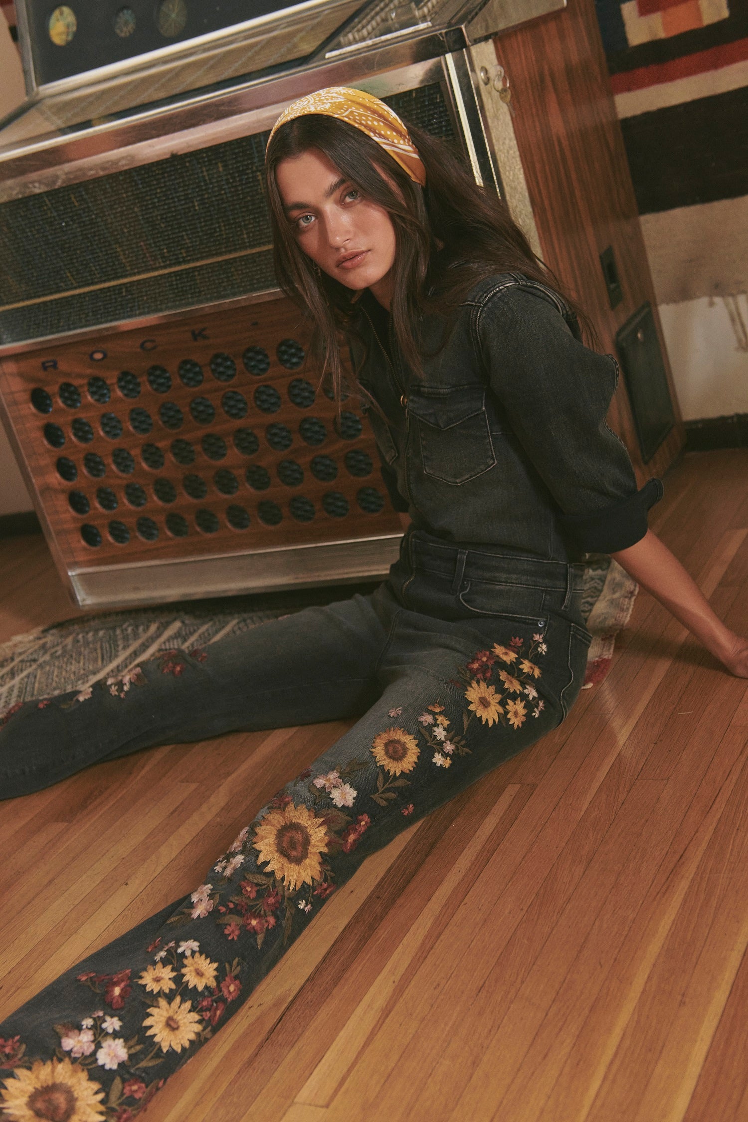 Driftwood hot sale embroidered jeans