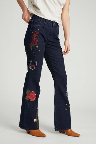 Wyatt Boot Cut - Wildlfower Wish