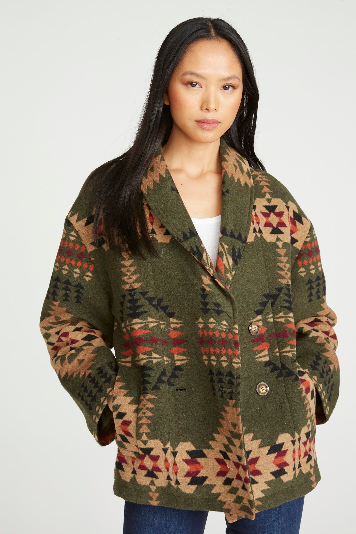 Rowan Jacket - Olive Teepee