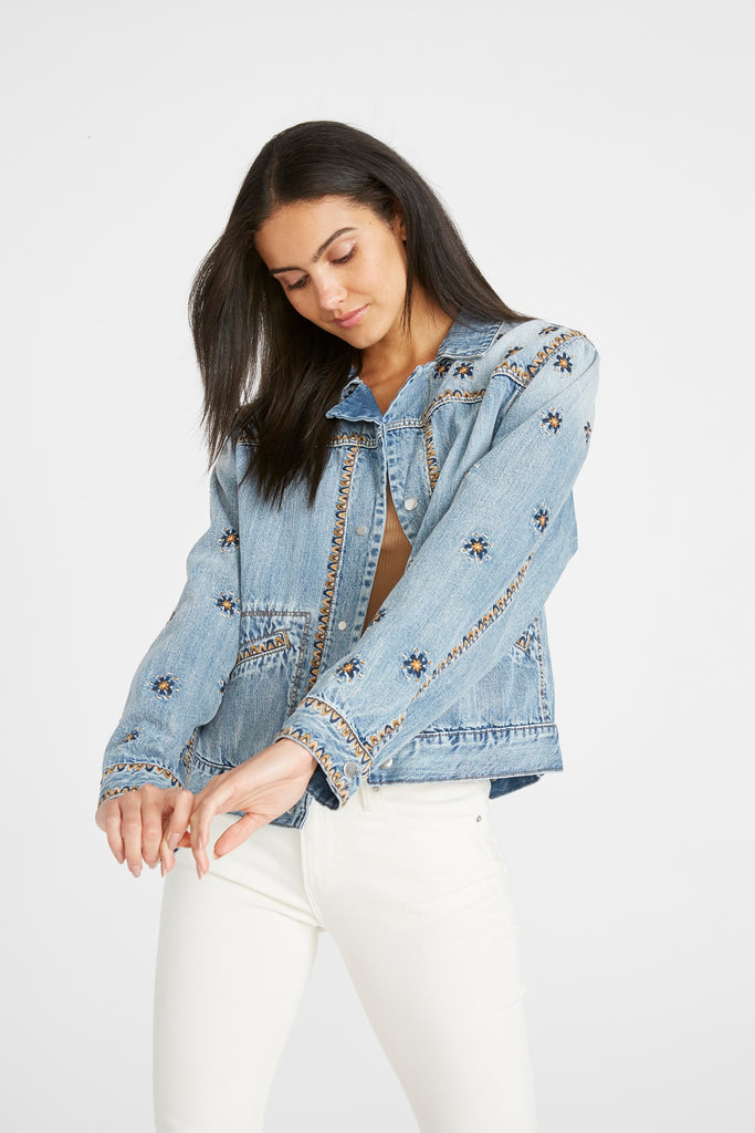 Denim Jacket - Dahlia – Driftwood Jeans