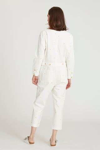 Carly Jumpsuit - White Dizzy Daisy