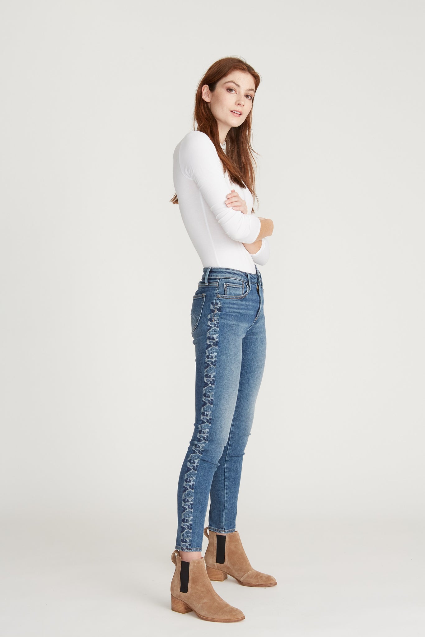 Jackie High Rise Skinny - Tonal Cheetah