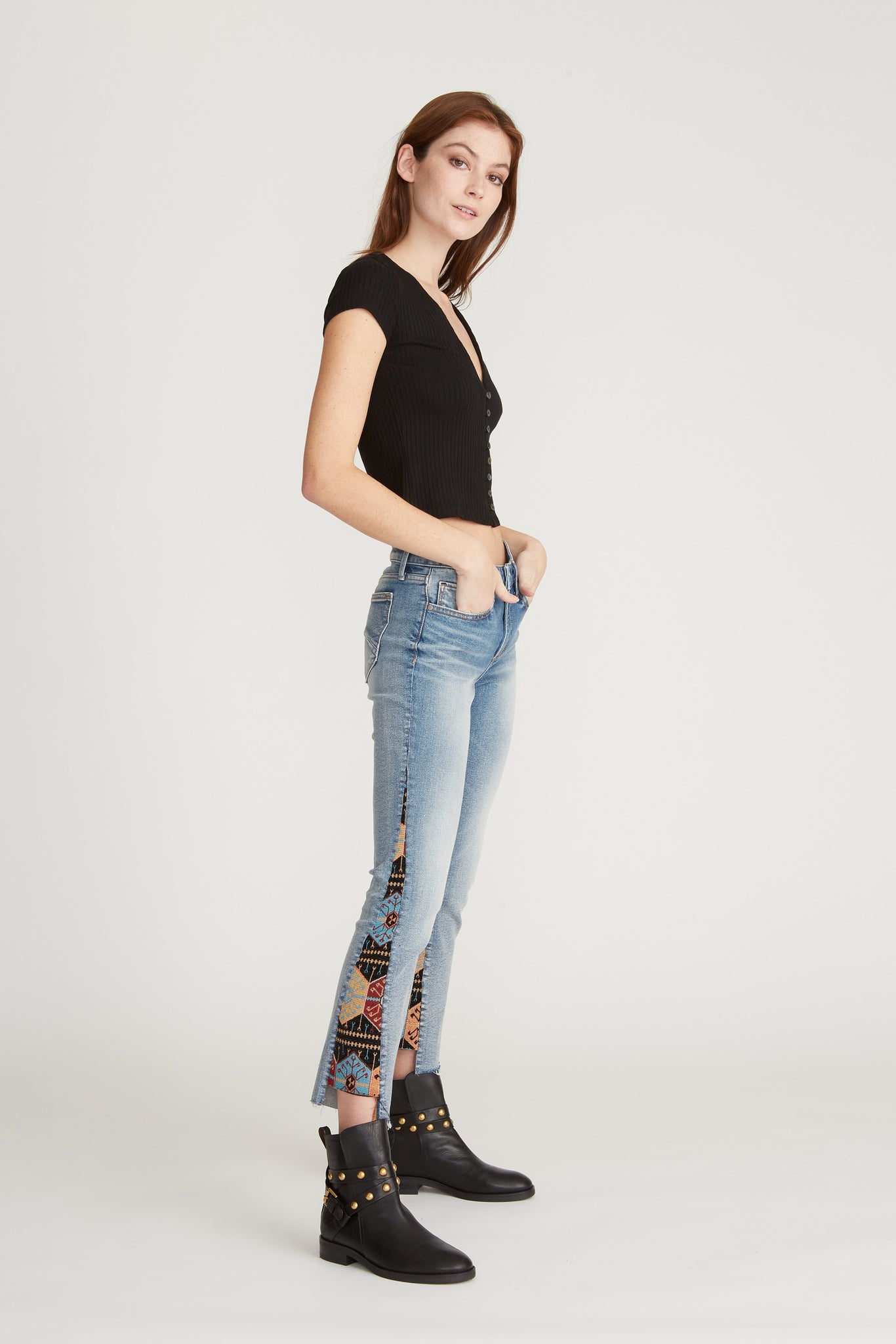 Indie Crop Boot - Black Tap