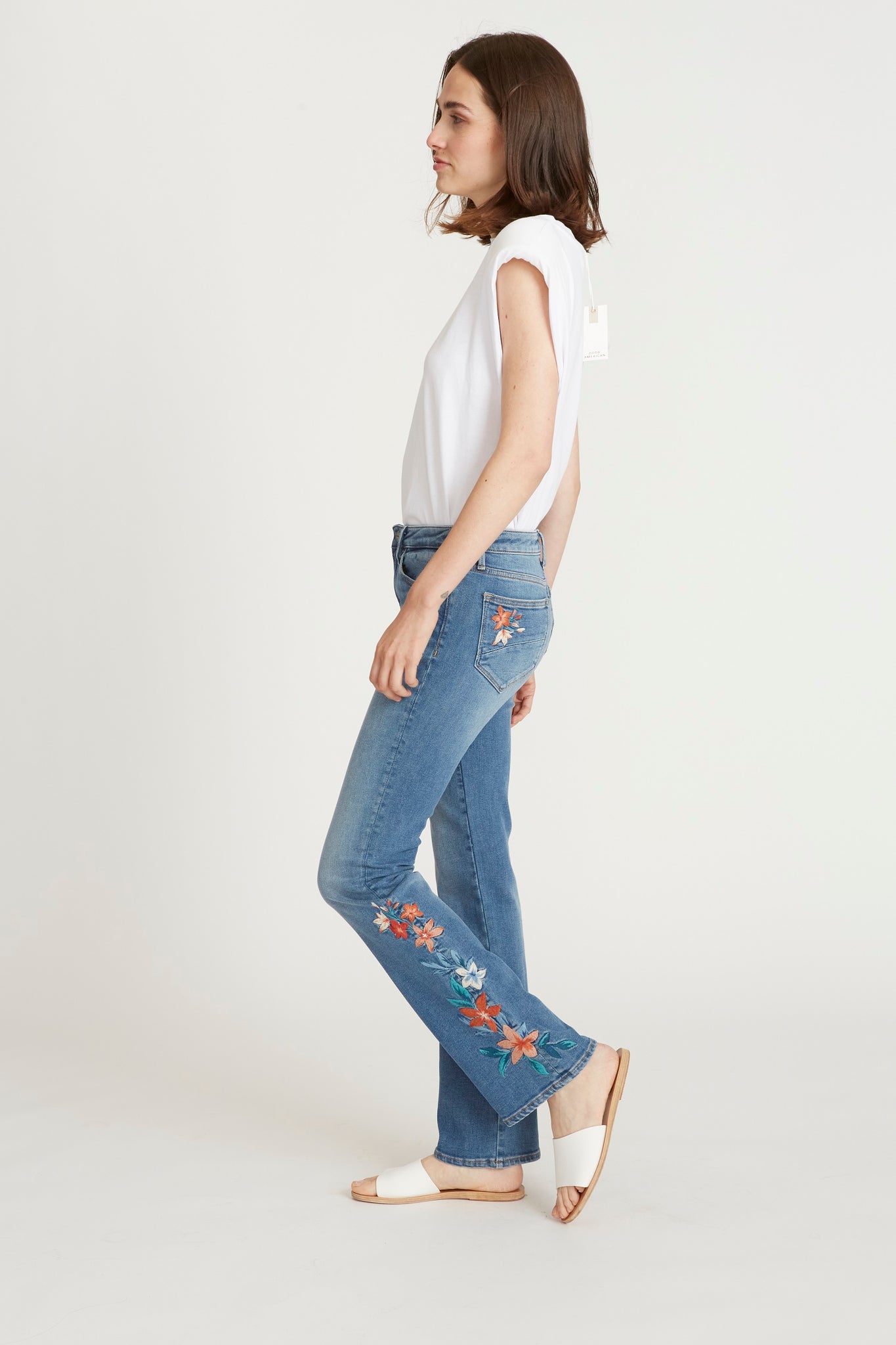 Kelly Boot Cut - Blue Amaryllis