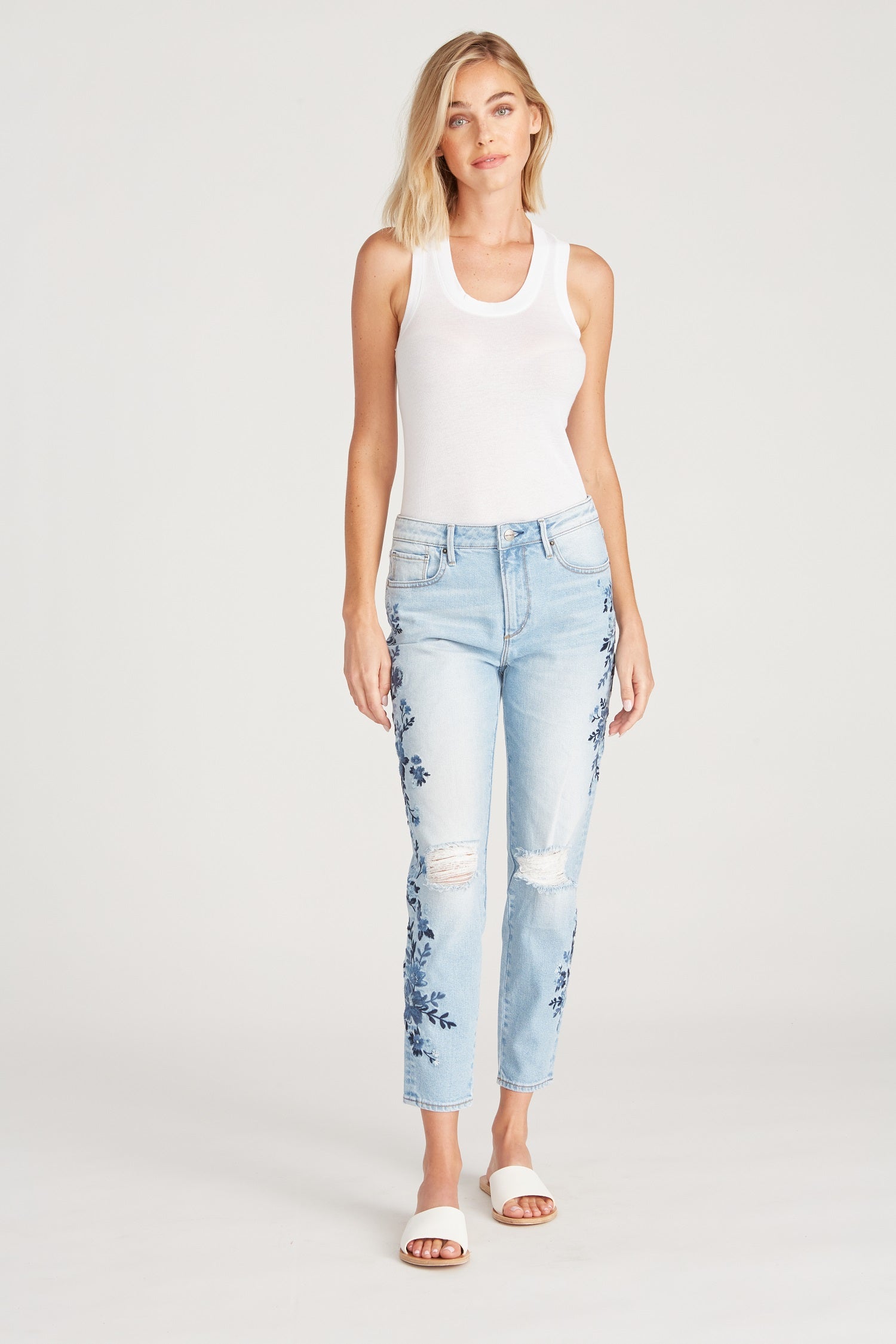 Gizelle Girlfriend Skinny - South Pacific – Driftwood Jeans