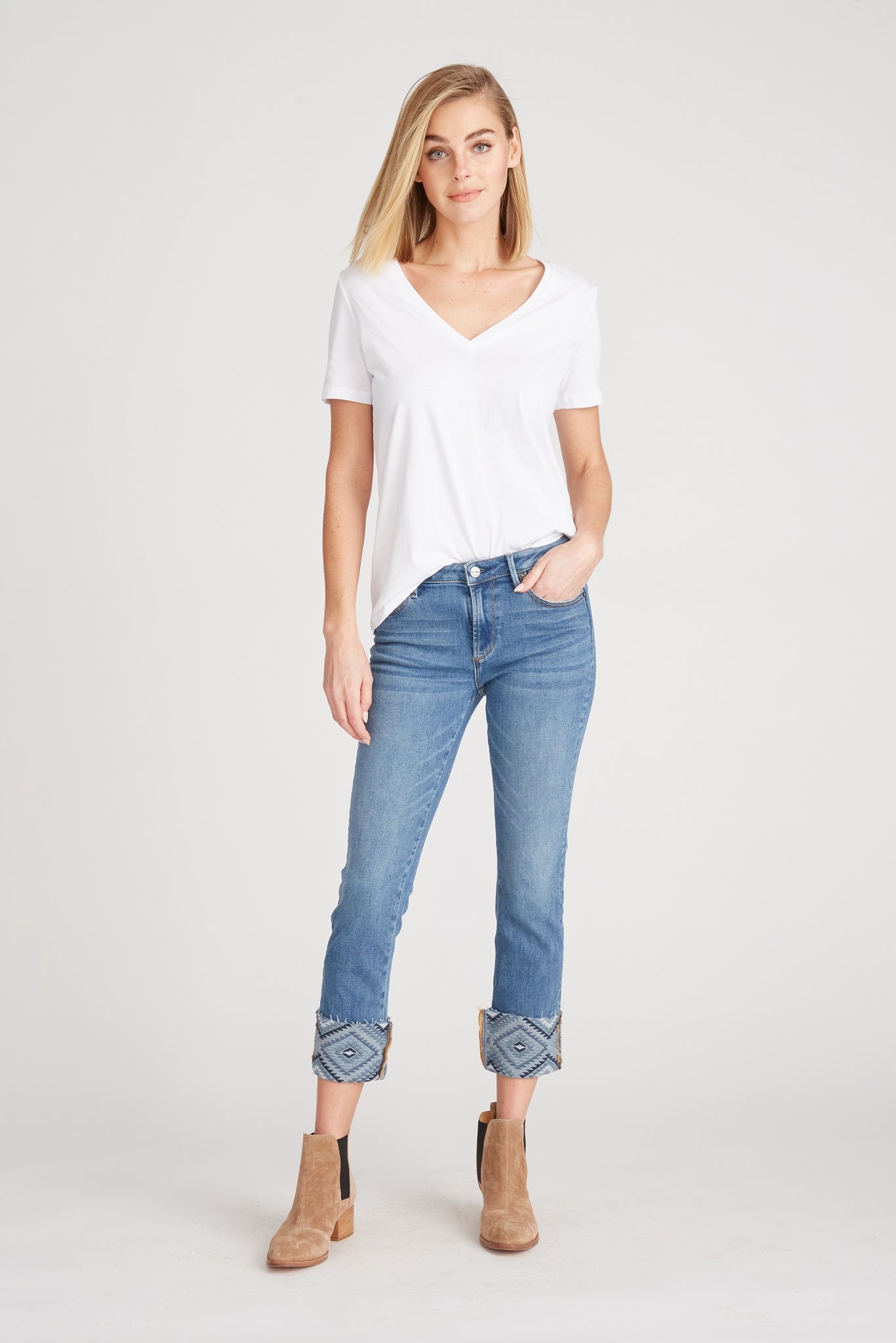 Colette Straight Crop - Warm Knoxville