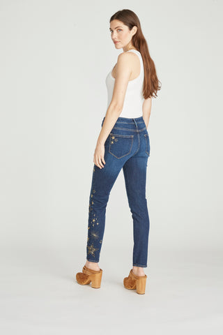 Jackie High Rise Skinny - Celestial Studded