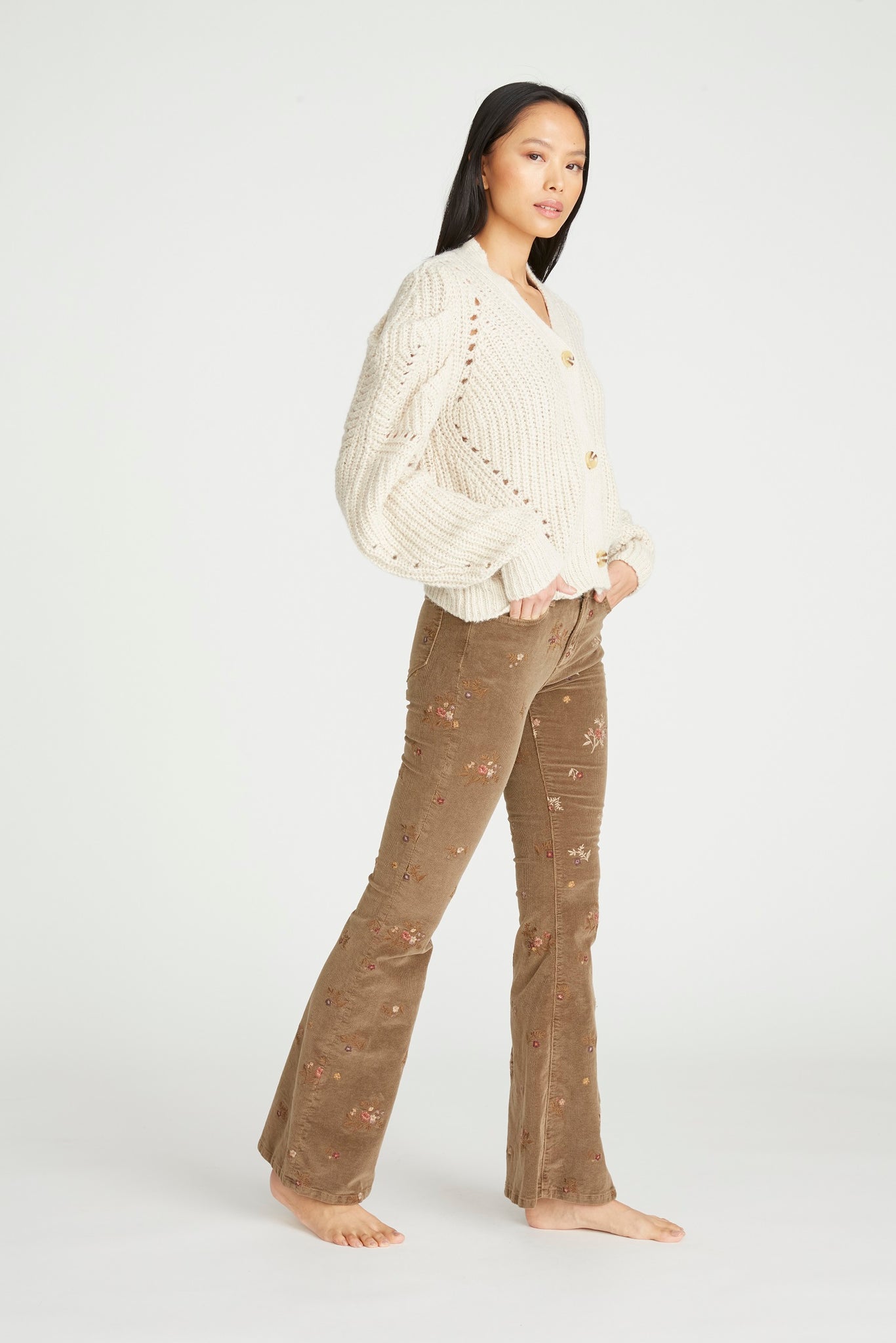 Farrah Flare - Corduroy Mimosa